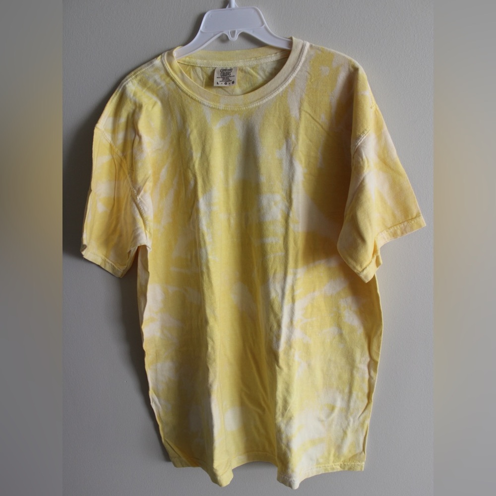 Comfort Colors Yellow Tie Dye T-Shirt